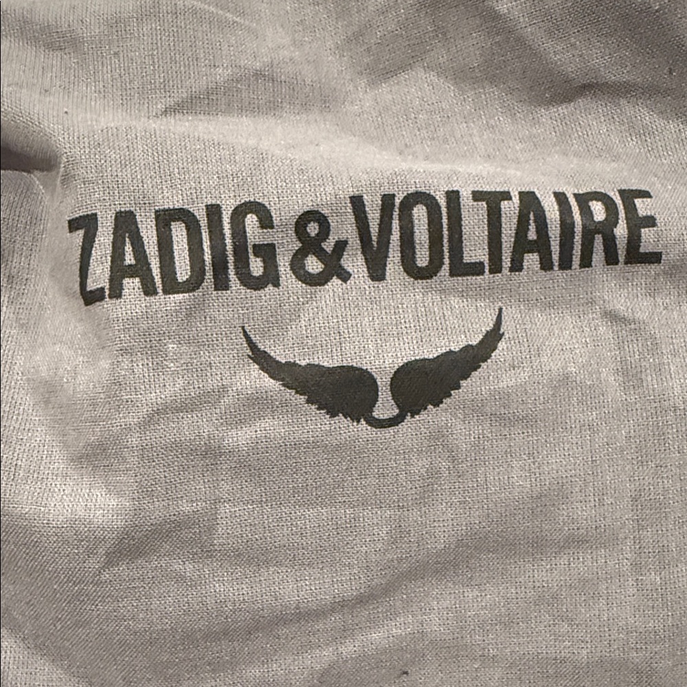 Zadig & Voltaire Black and Gray Crossbody Bag